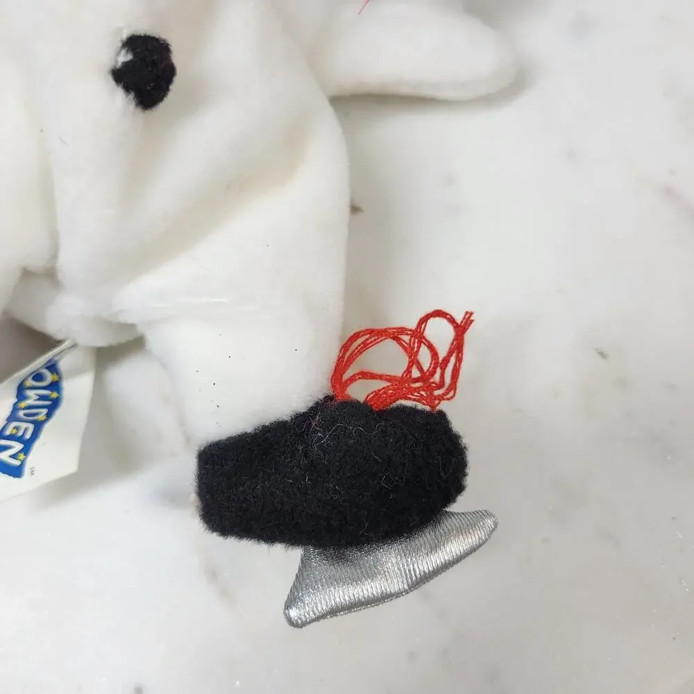 Vintage 1997 Target Snowden Plush Ice Skating Snowman 8